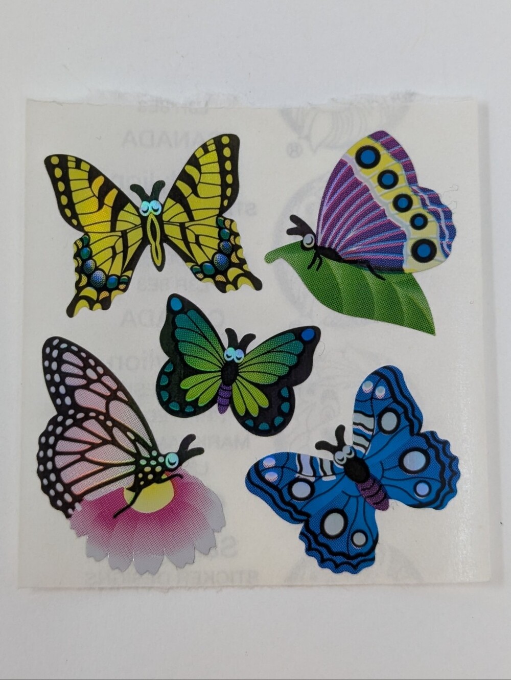 Sandylion Stickers Butterflies Vintage